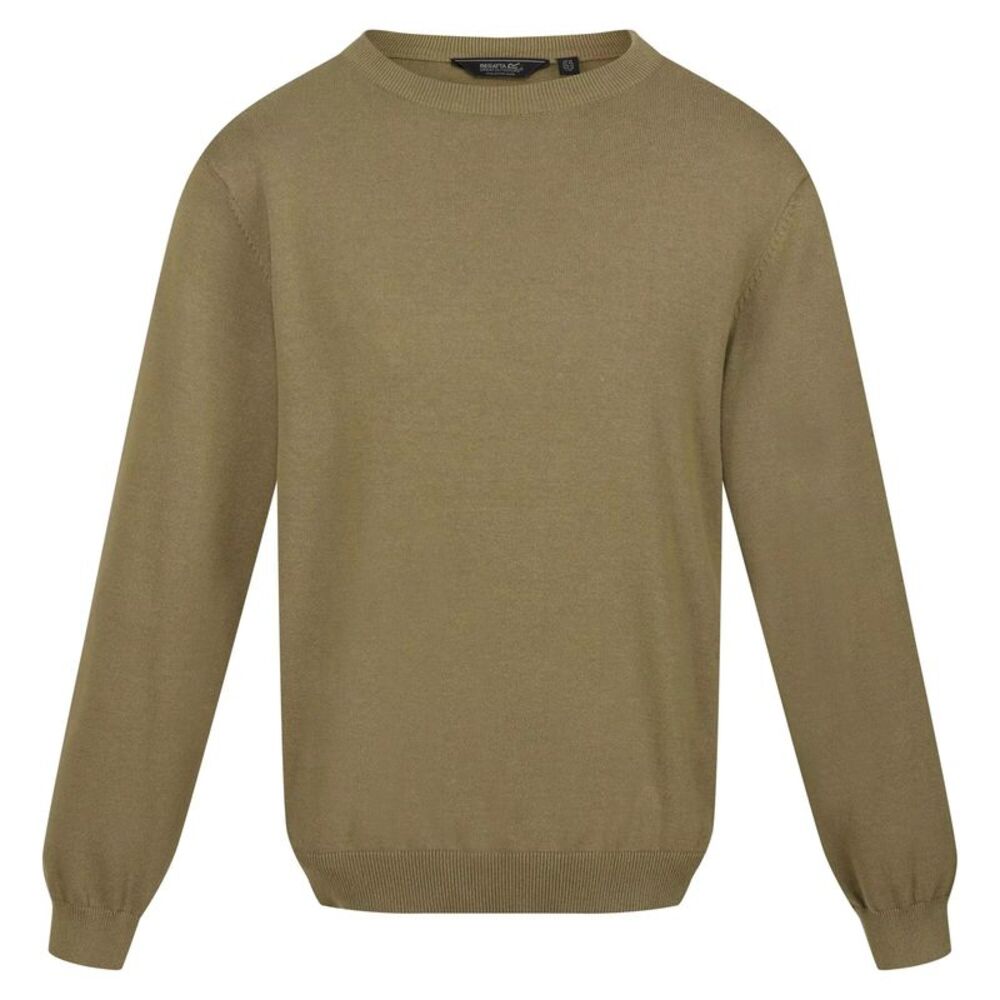 Regatta Mens Kaelen Knitted Jersey Sweater / Capulet